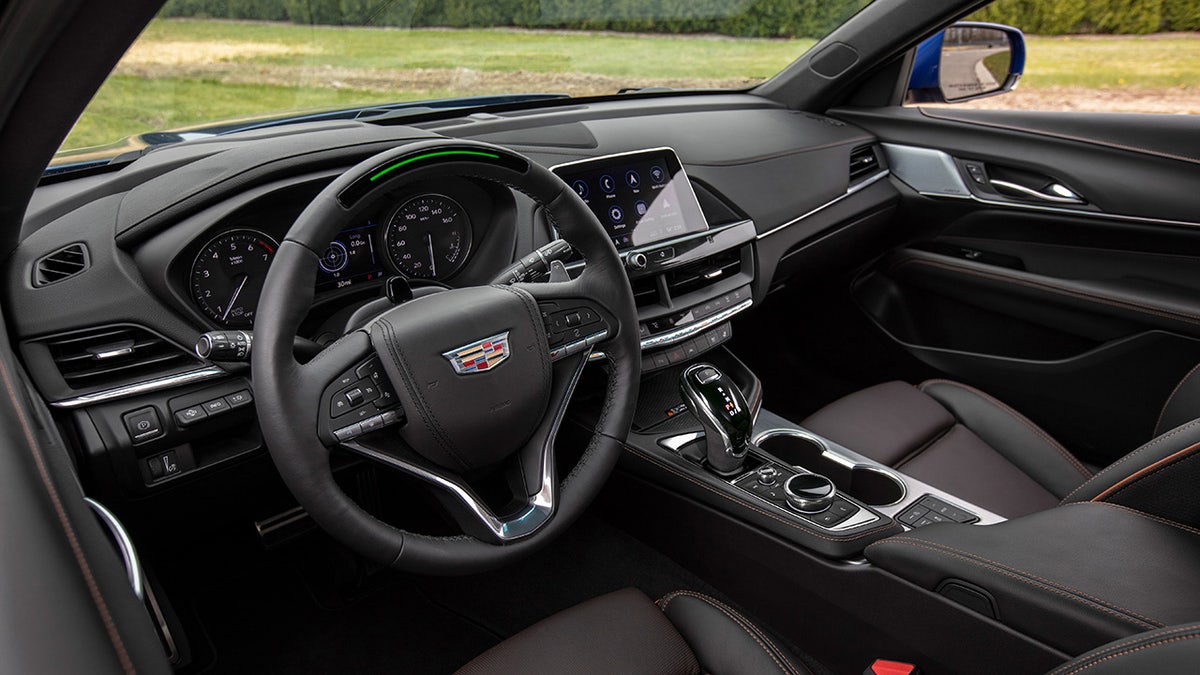 Super Cruise features an LED light strip on the steering wheel to let the driver know it is operating correctly.