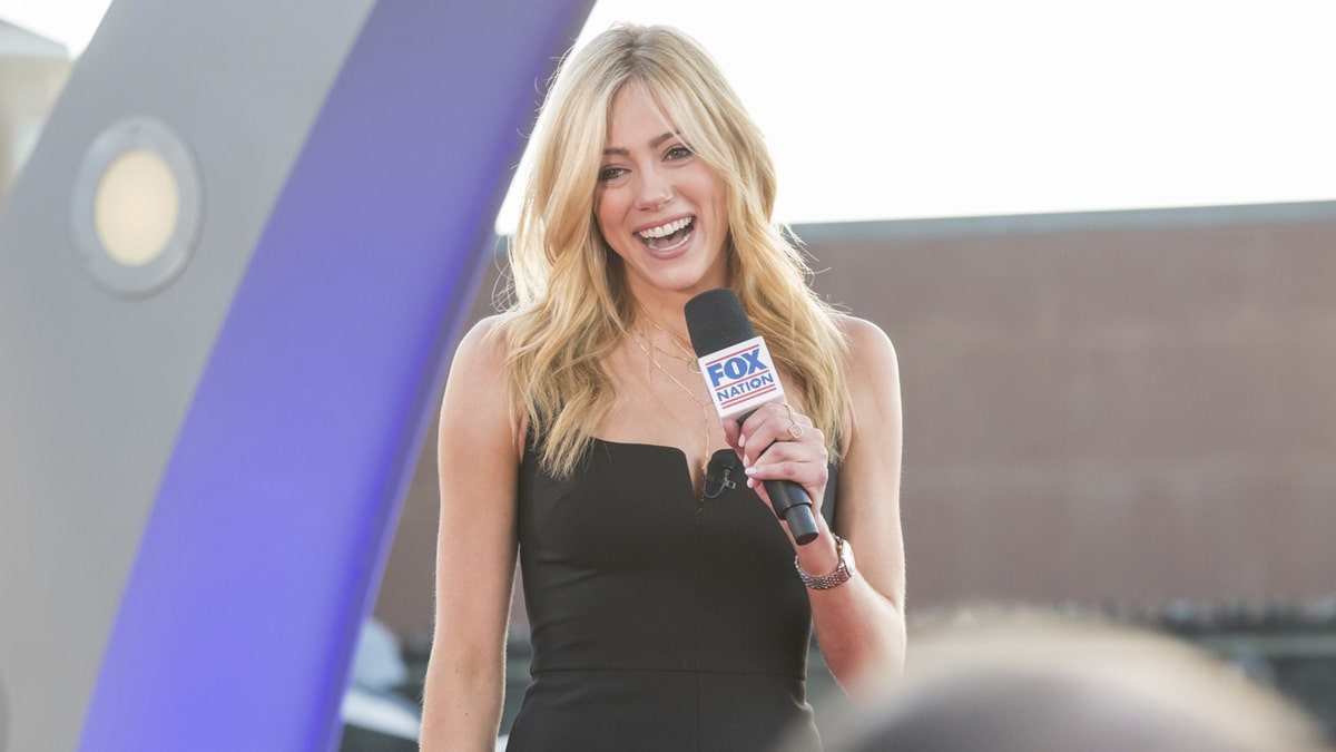 Abby Hornacek hosted a live show, including a Q&amp;A with fans, at the Fox Nation summit