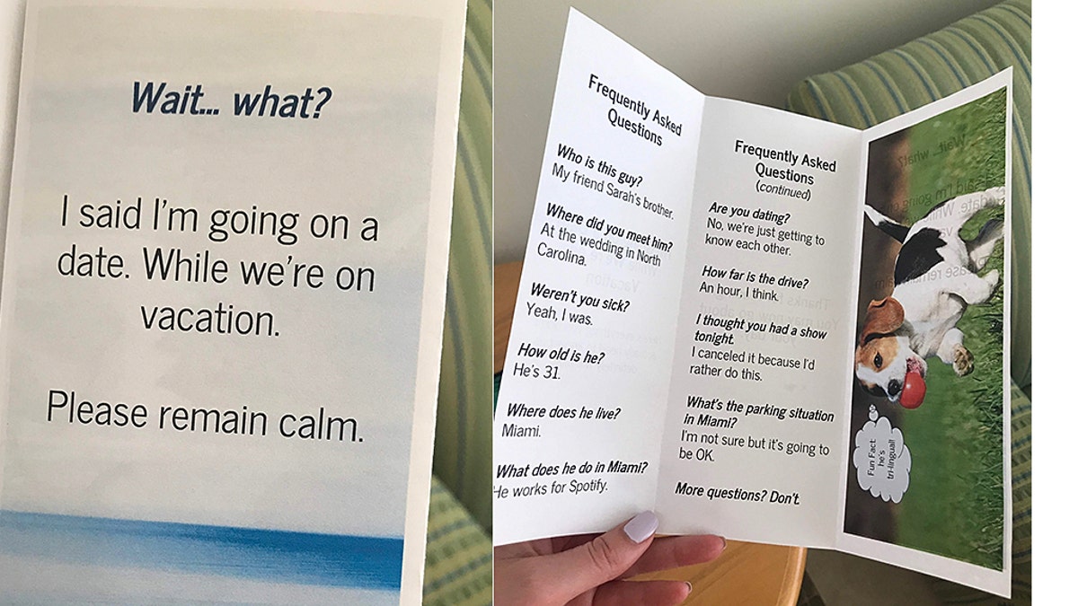 “I encourage anyone with a similar situation to make a pamphlet as an easy way to disseminate information,” Barone told Fox News