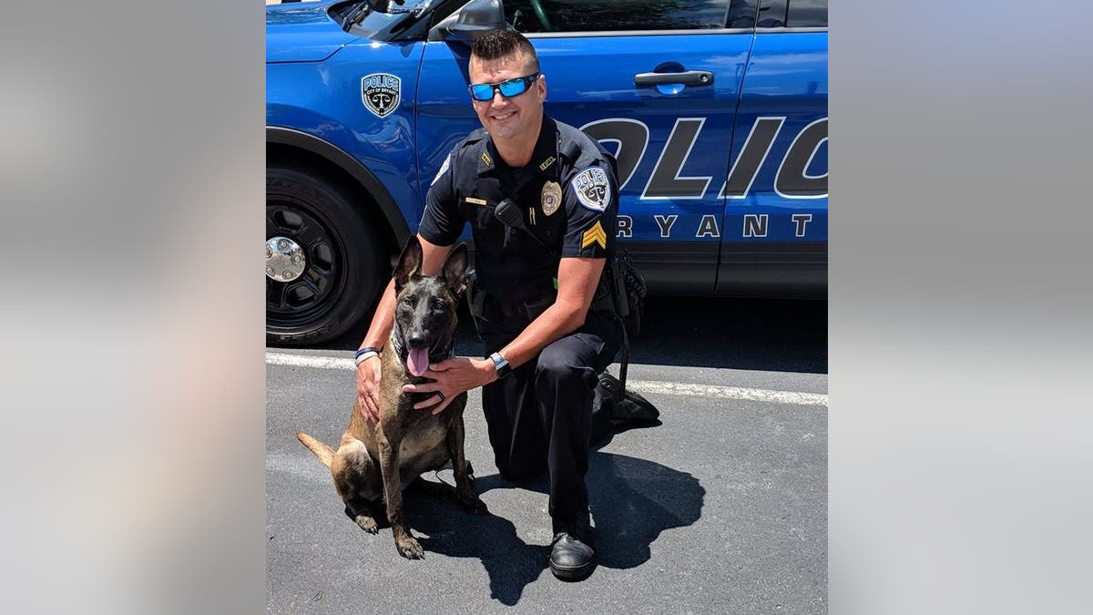 Mya has been serving with the Bryant Police Department since August 2018, police said.