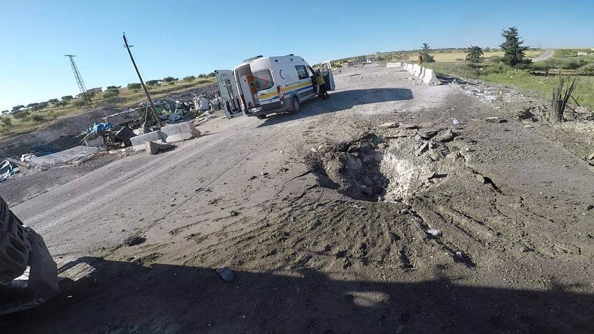 Devastation in Syria this week (Syria Civil Defense)