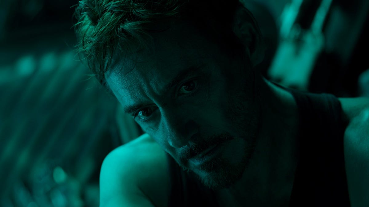 Robert Downey Jr., who plays Tony Stark aka Ironman, in a scene from “Avengers: Endgame.”