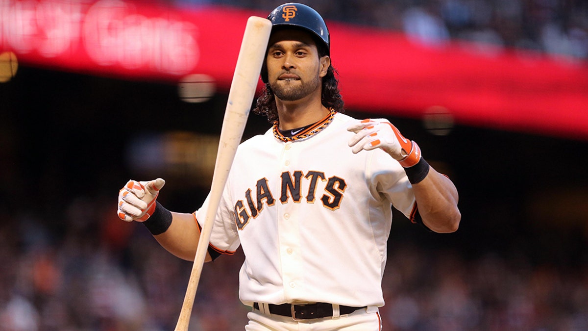 Angel Pagan needed to be rescued off the coast of Puerto Rico.