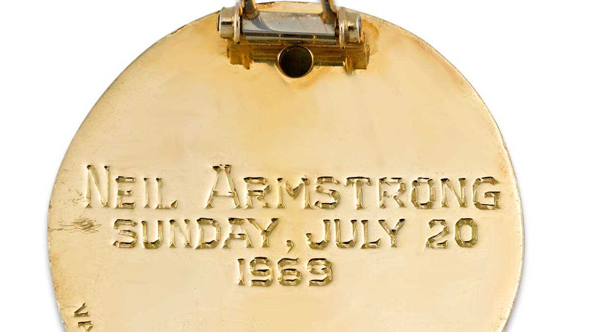 Apollo 11 brooch worn by Neil Armstrong's wife surfaces, up for