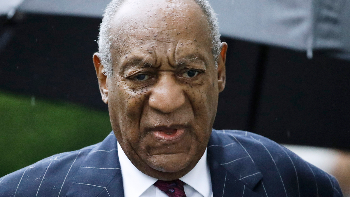 FILE - In this Sept. 25, 2018, file photo, Bill Cosby arrives for a sentencing hearing following his sexual assault conviction at the Montgomery County Courthouse in Norristown Pa.