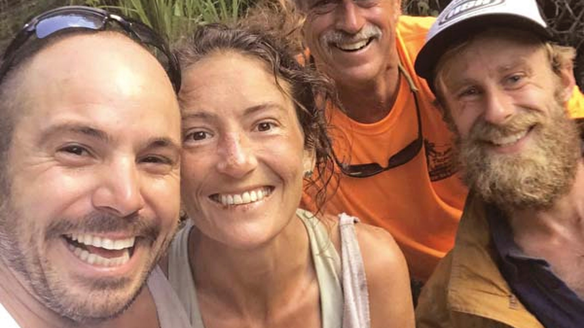 Amanda Eller, second from left, was found alive on May 24, 16 days after she disappeared.