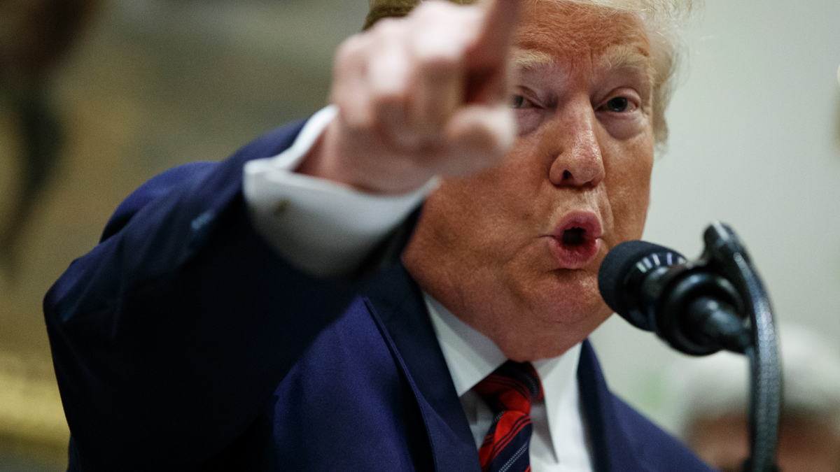 President Donald Trump speaks during a event on medical billing, in the Roosevelt Room of the White House, Thursday, May 9, 2019, in Washington. (AP Photo/Evan Vucci)