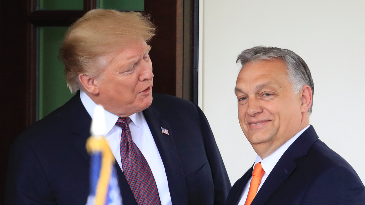 President Trump meeting with Viktor Orban of Hungary. The Hungarian Prime-Minister and Trump enjoyed a good relationship