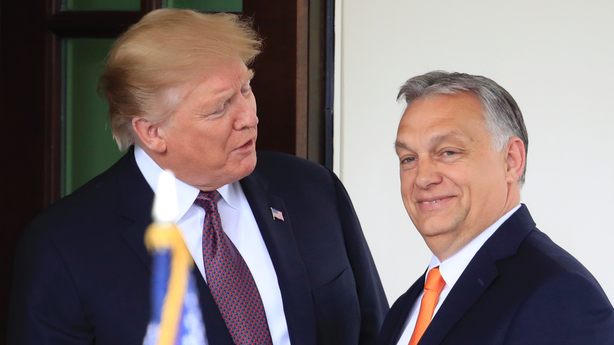 President Trump meeting with Viktor Orban of Hungary. The Hungarian Prime-Minister and Trump enjoyed a good relationship