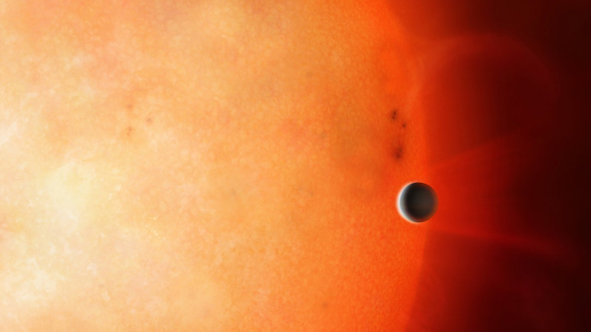 Exoplanet NGTS-4b -- also known as 'The Forbidden Planet' (Credit: University of Warwick/Mark Garlick)