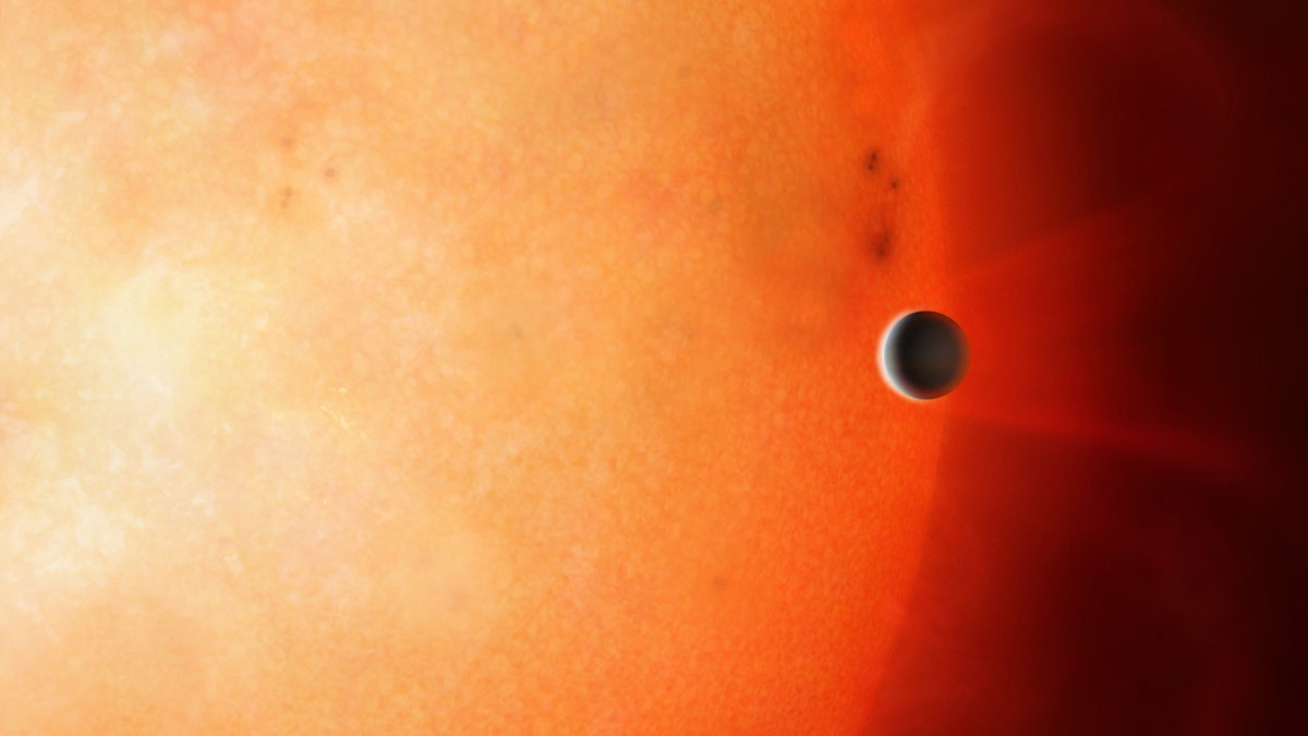 Exoplanet NGTS-4b -- also known as 'The Forbidden Planet' (Credit: University of Warwick/Mark Garlick)