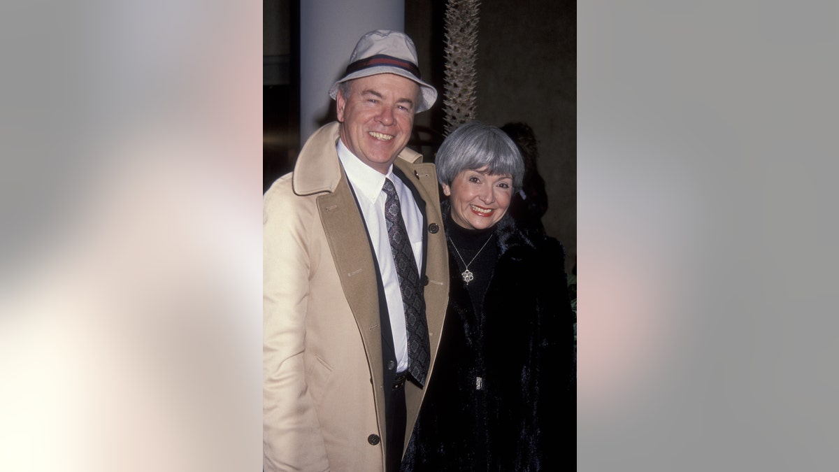 Actor Tim Conway and wife Charlene Fusco attend 25th Anniversary Celebration for "Laugh-In" on January 15, 1993, at Loew's in Santa Monica Beach Hotel in Santa Monica, California. (Photo by Ron Galella, Ltd./WireImage)