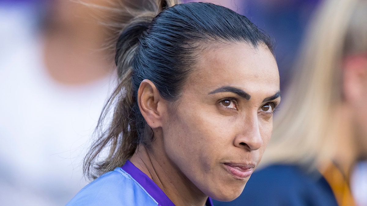 Forward Marta will represent Brazil at this year's FIFA Women's World Cup. (Photo by Andrew Bershaw/Icon Sportswire via Getty Images)