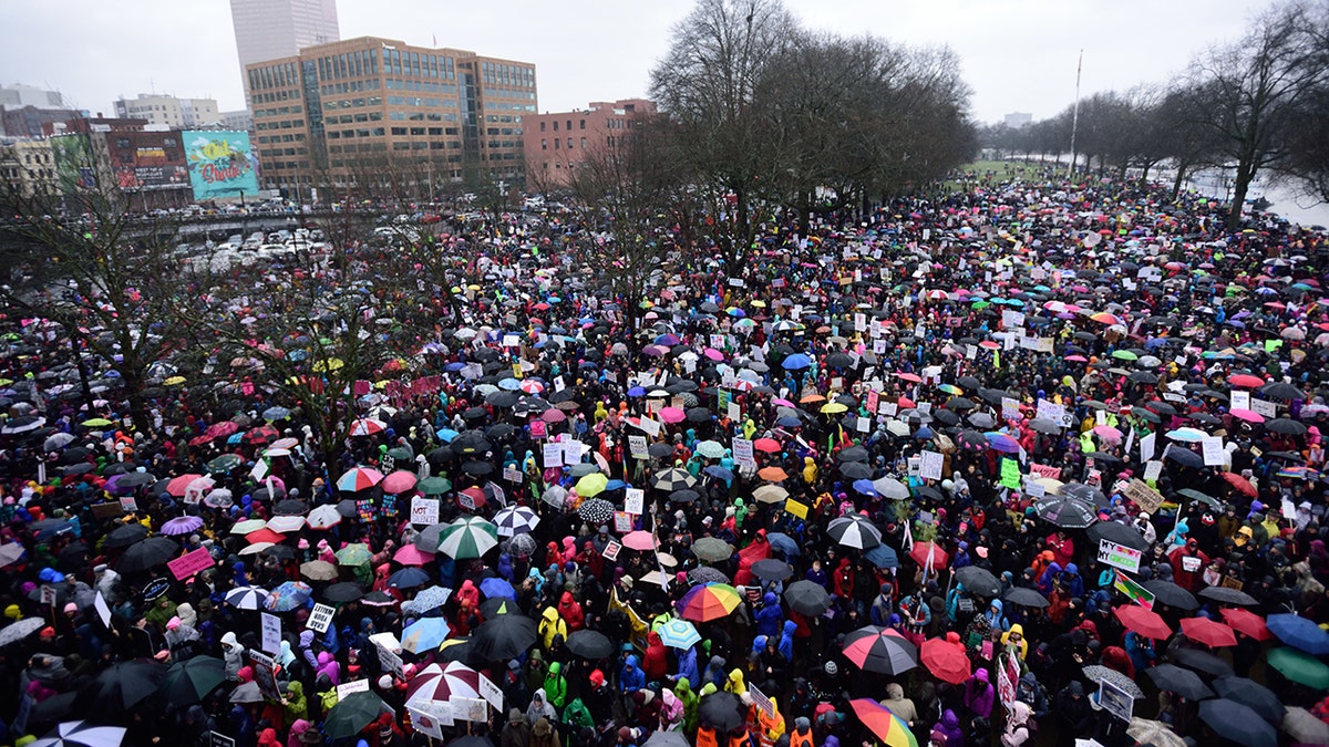 Rebekah Brewis, an organizer of the Women's March On Portland in Portland, Oregon in 2017, was indicted by a grand jury Tuesday over allegations she stole from the march itself.