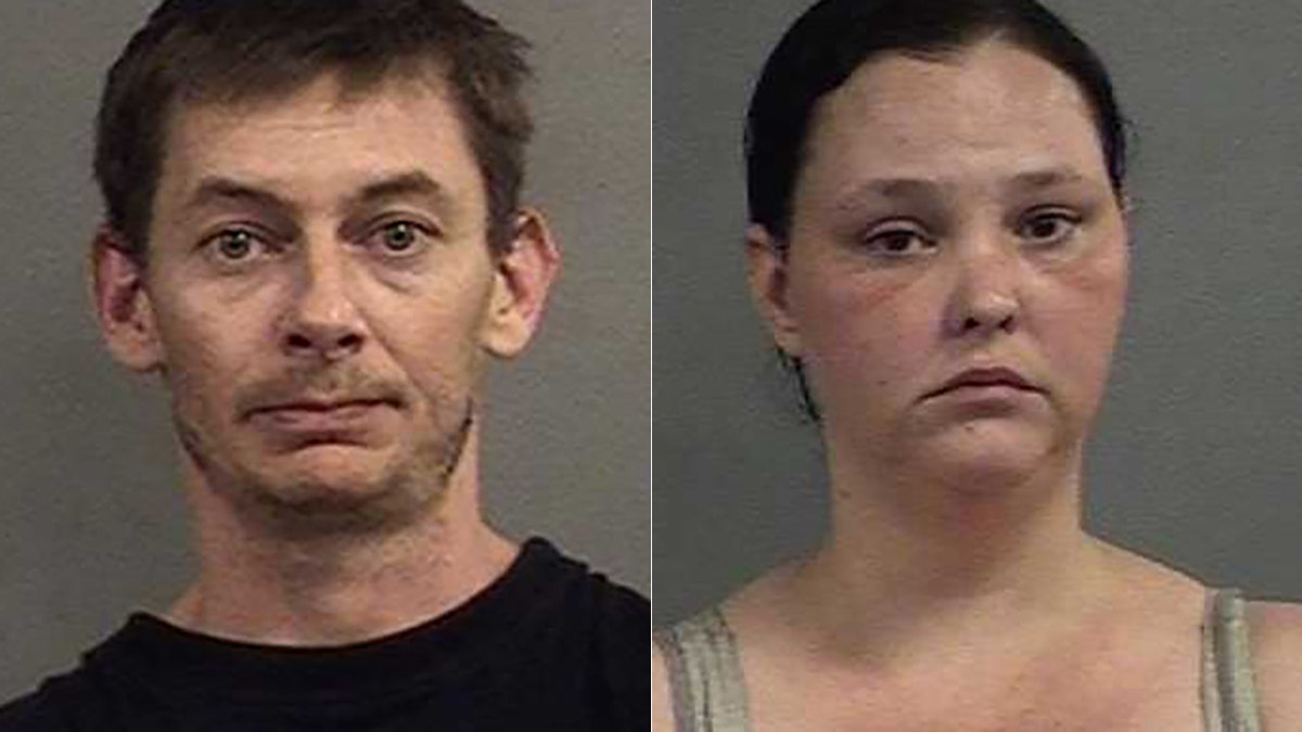 Sean Landrey, 38, and Jessica Downs, 31, face charges after police found their home littered with cockroaches.