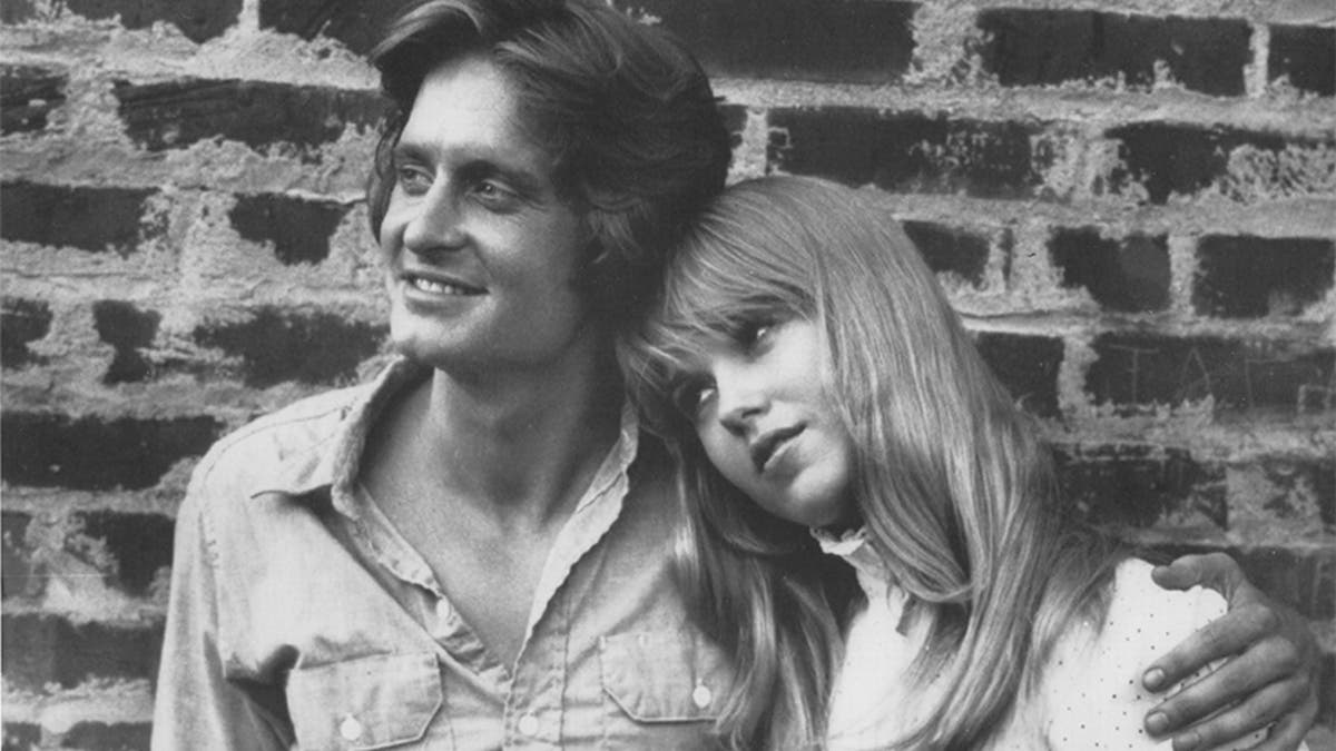Lee Purcell with Michael Douglas. — Courtesy of Lee Purcell Archives