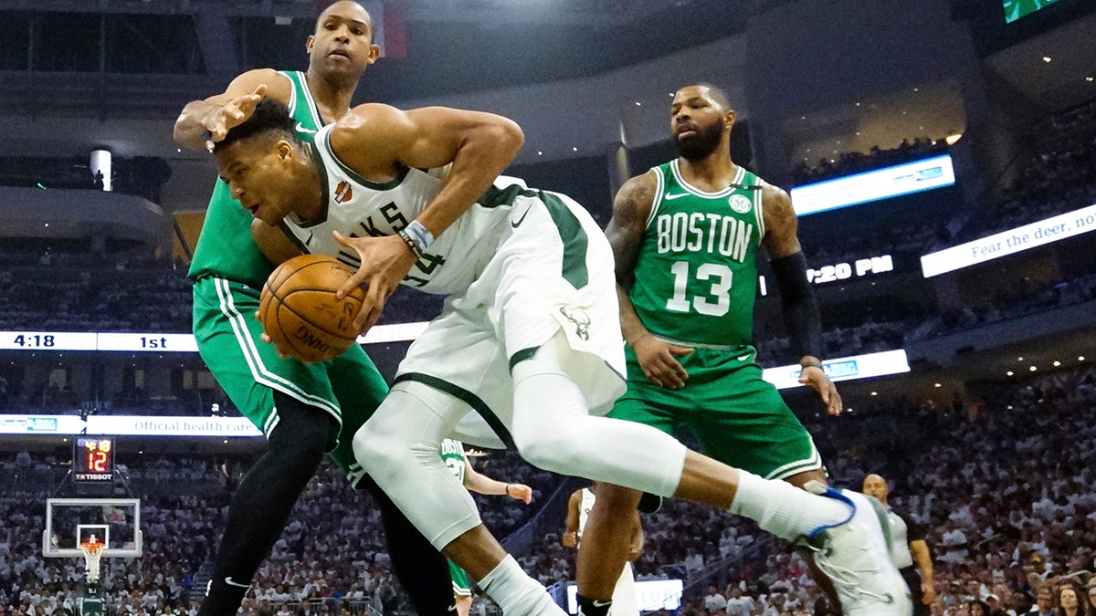 Would Horford be willing to join Luka Doncic in Dallas? (AP Photo/Morry Gash)