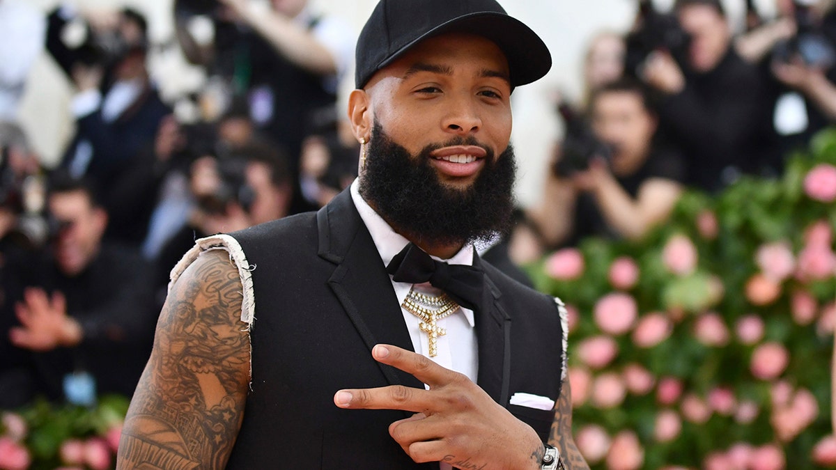 Odell Beckham Jr. attends The Metropolitan Museum of Art's Costume Institute benefit gala celebrating the opening of the "Camp: Notes on Fashion" exhibition on Monday, May 6, 2019, in New York. (Photo by Charles Sykes/Invision/AP)