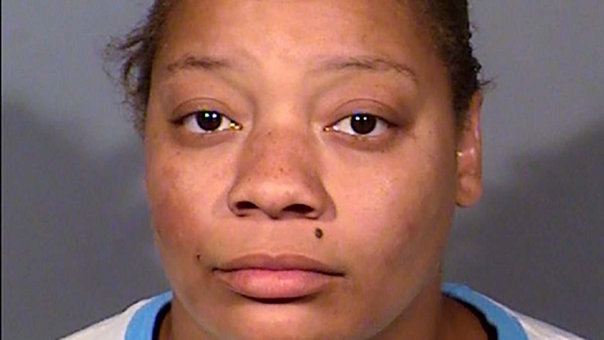 This undated Clark County Detention Center booking photo shows Cadesha Michelle Bishop of Las Vegas. (Clark County Detention Center via AP)