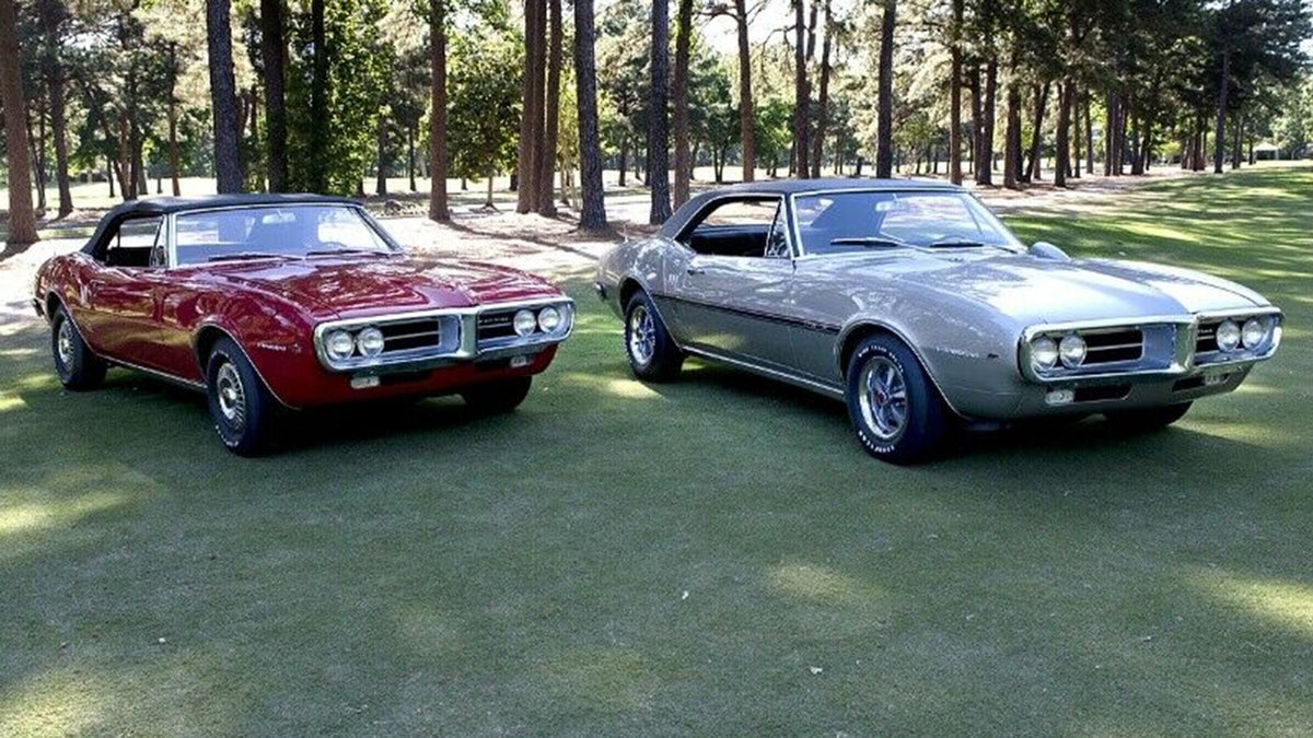 What a pair: The very first two Pontiac Firebirds ever built are