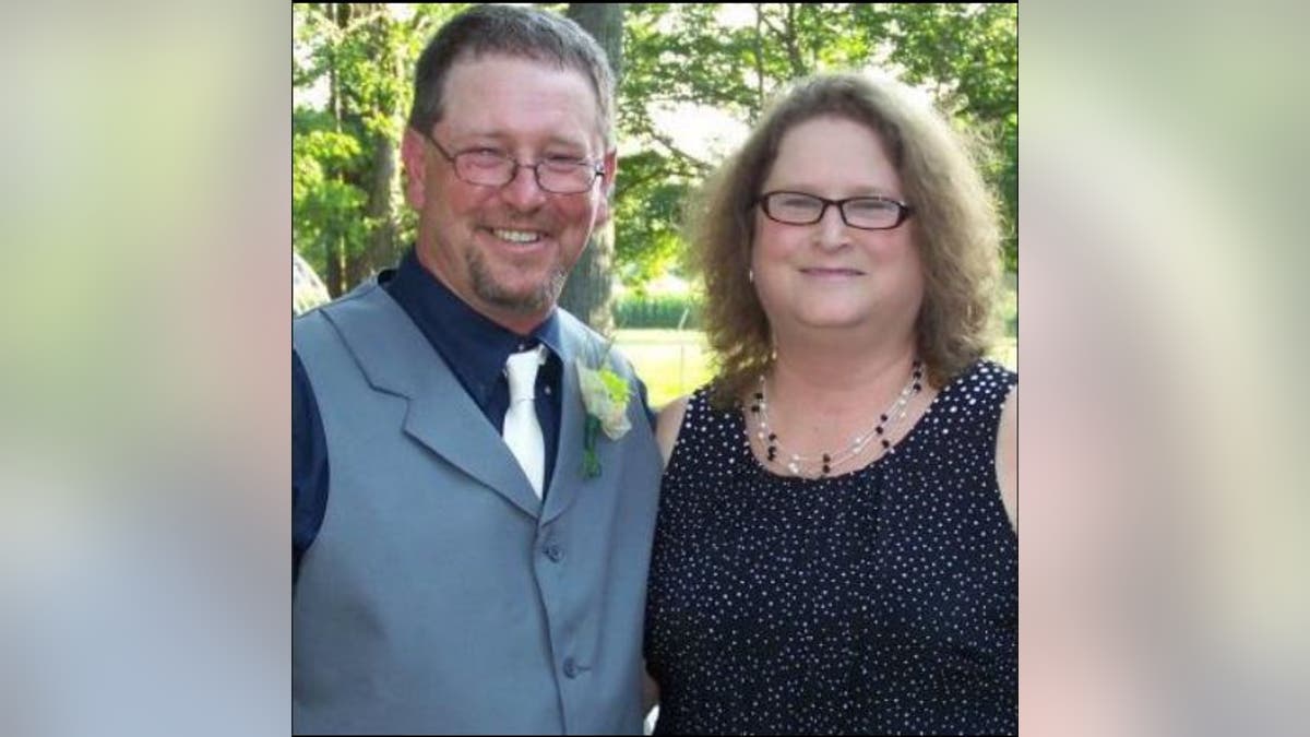 Rhonda Engle, pictured with her ex-husband, said she attributes her health issues to contaminated drinking water.