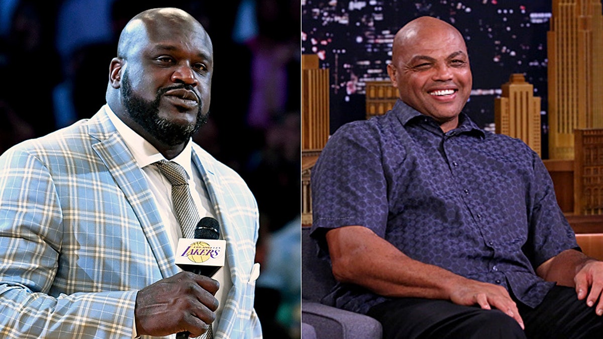 Shaq and Charles Barkley