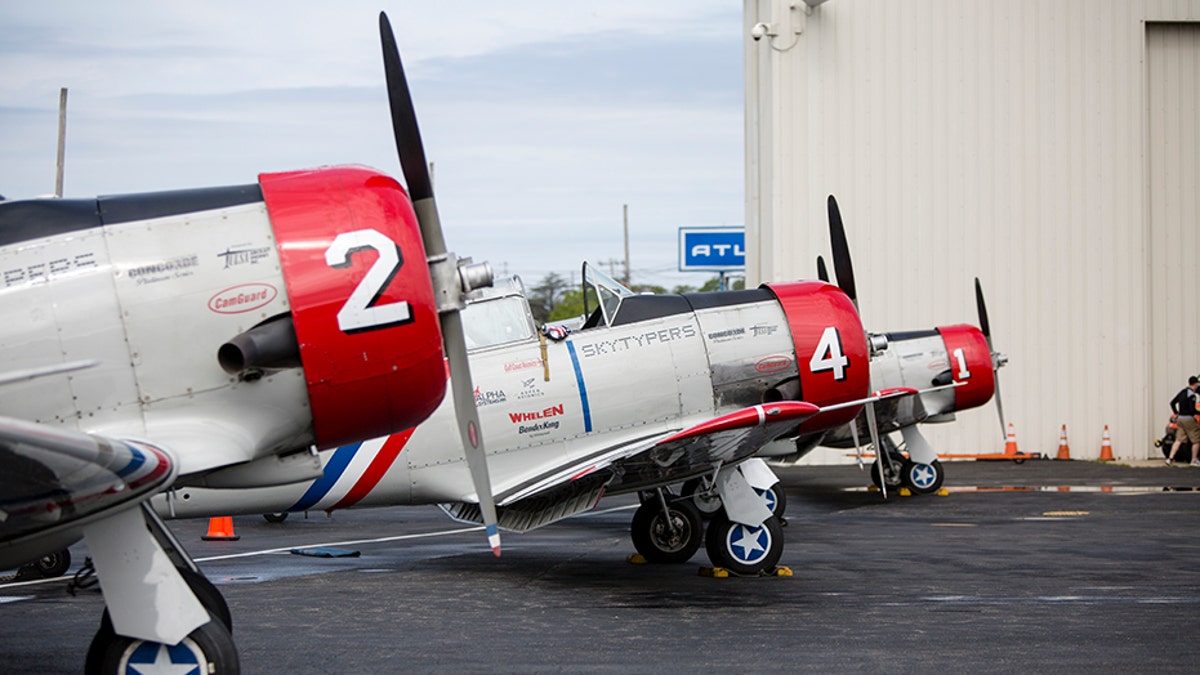 The Geico Skytypers perform air shows across America. (Alex Quiles/Fox News)