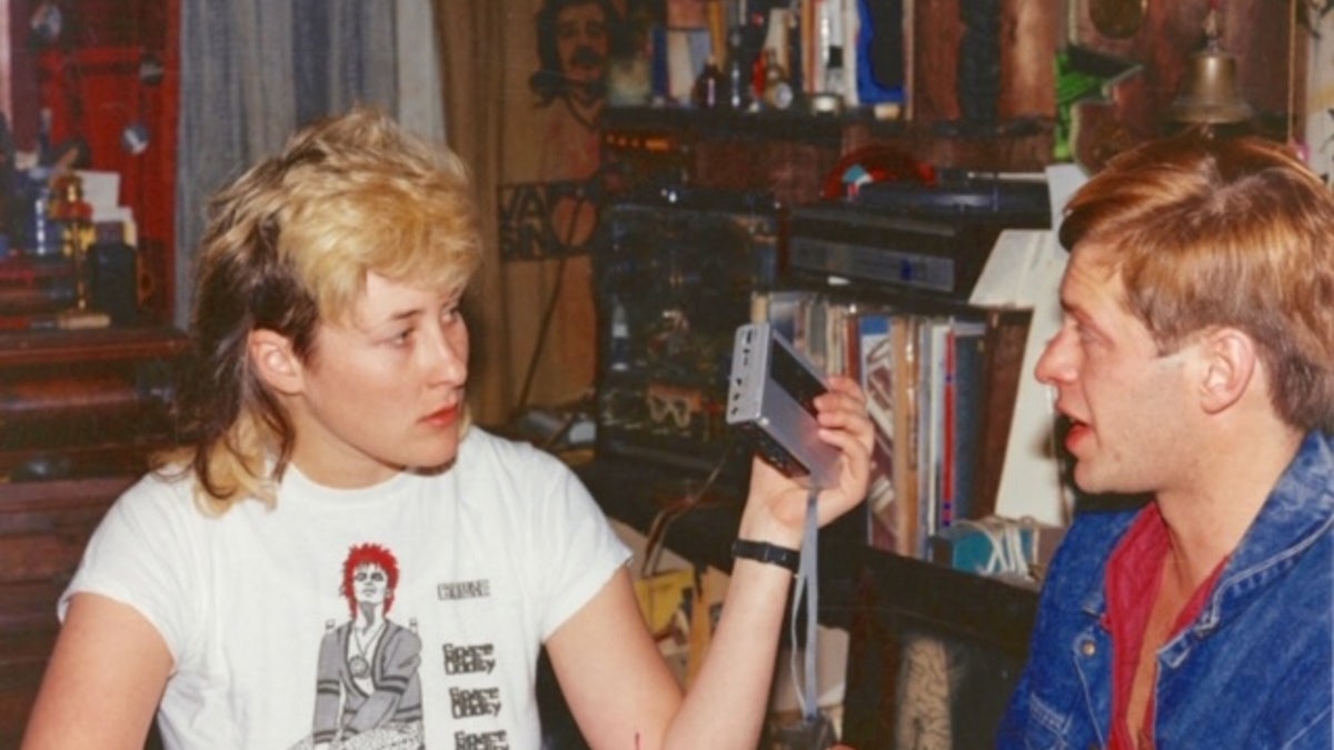 Joanna and Boris Grebenshchikov of the rock group Akvarium