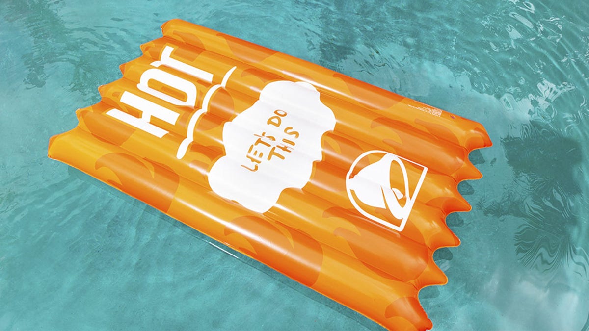 Taco Bell Pool Float