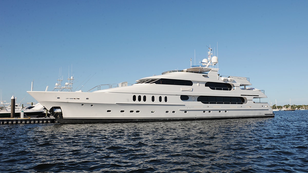 Tiger Woods' yacht "Privacy."