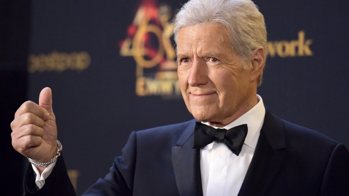 Alex Trebek poses in the press room at the 46th annual Daytime Emmy Awards at the Pasadena Civic Center on Sunday, May 5, 2019, in Pasadena, Calif. (Photo by Richard Shotwell/Invision/AP)