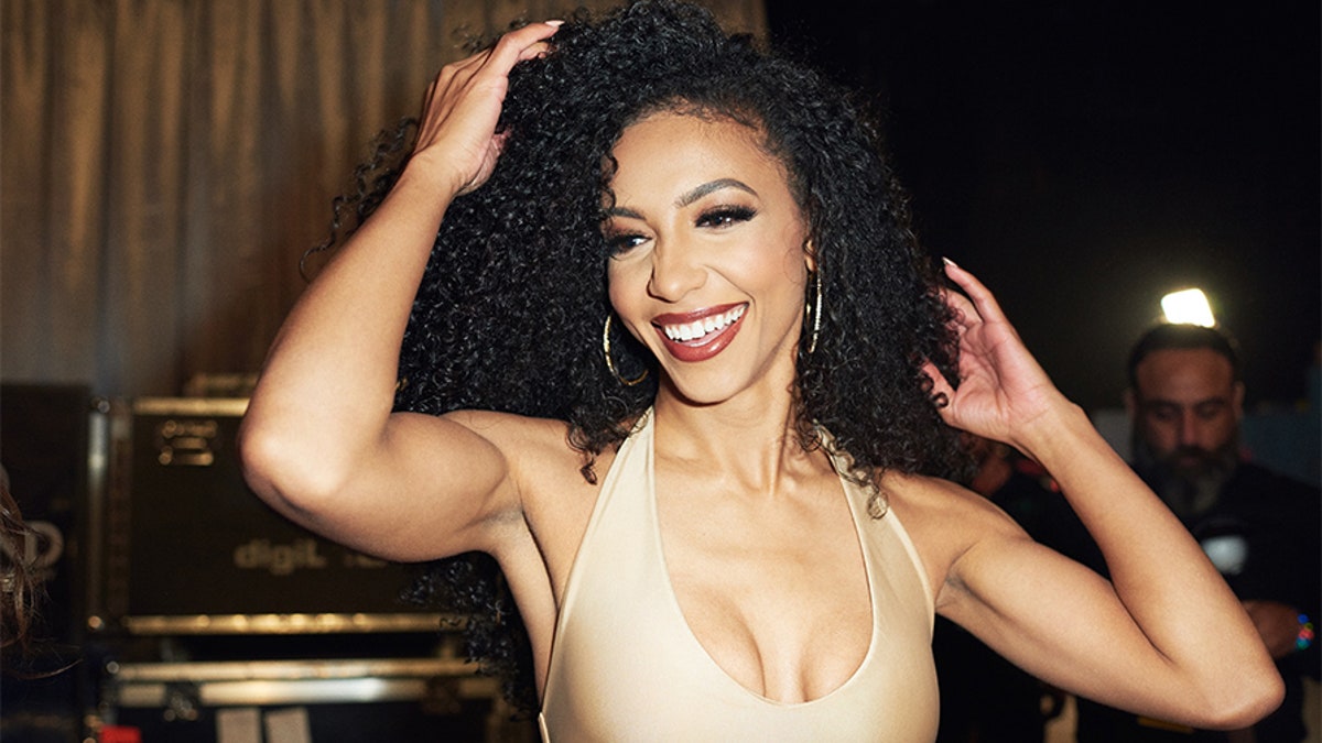Cheslie Kryst, Miss North Carolina USA 2019, backstage during the MISS USA® Competition at Grand Sierra Resort and Casino’s (GSR) Grand Theatre on Thursday, May 2. 