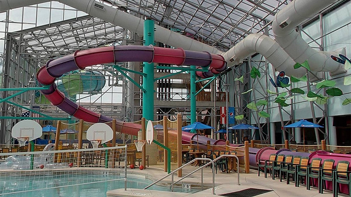 London Eisenbeis was on the 273ft-long waterslide at Zehnder's Splash Village when she went into cardiac arrest.