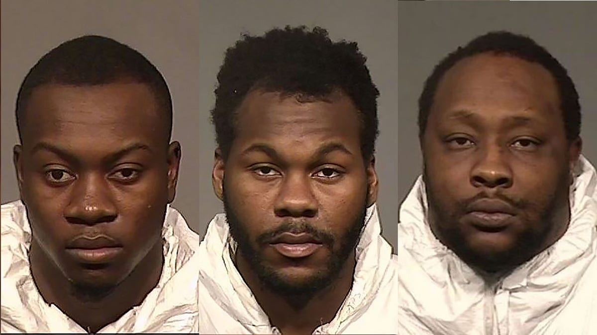 (L-R) Siddiq Abdullah, Nakia Jones and Jaray Simmons could face life in prison for conspiracy to commit robbery affecting interstate commerce, conspiracy to possess with intent to distribute marijuana and use or possession of a firearm.