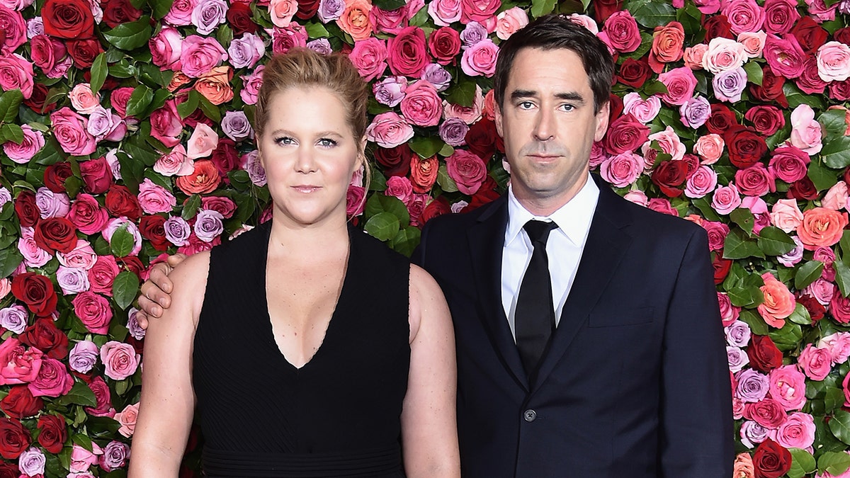 Amy Schumer and Chris Fischer attend the 72nd Annual Tony Awards at Radio City Music Hall on June 10, 2018 in New York City.