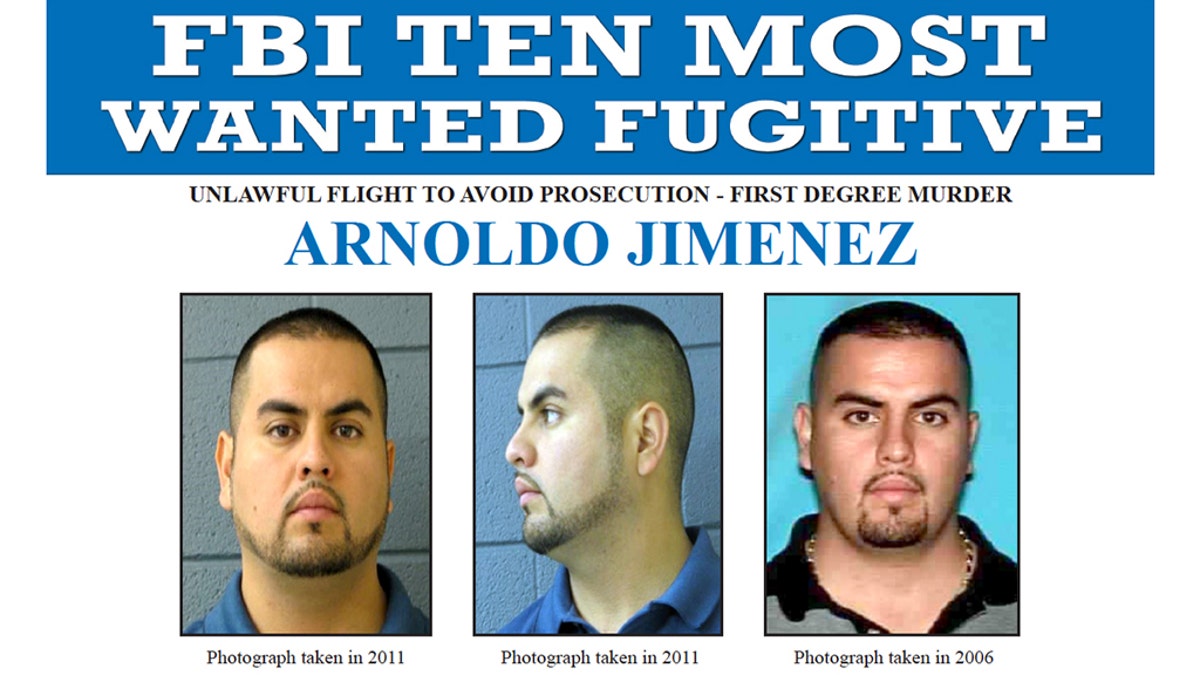 The FBI added Arnoldo Jimenez to the agency's "Ten Most Wanted' fugitive list. Jimenez is accused of killing his new wife on their wedding night and possibly fleeing the country.