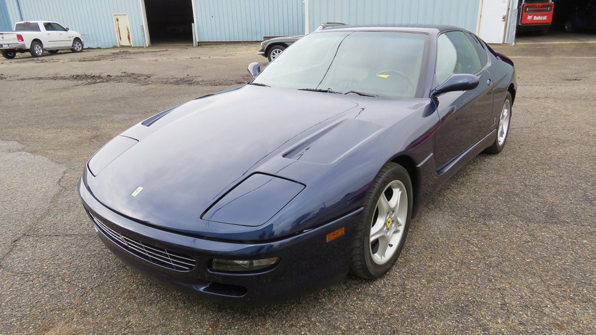 The Ferrari 456 GT is a 2+2 coupe with a top speed of 186 mph.