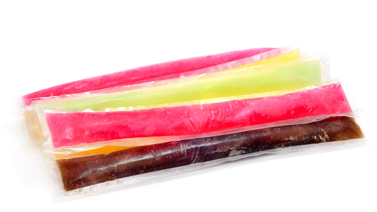 What do you call the clear plastic tubes of bright, sweet, fruity frozen ice? You know, the ones that are always displayed en masse at the front of the grocery store as soon as it hits 75 degrees?
