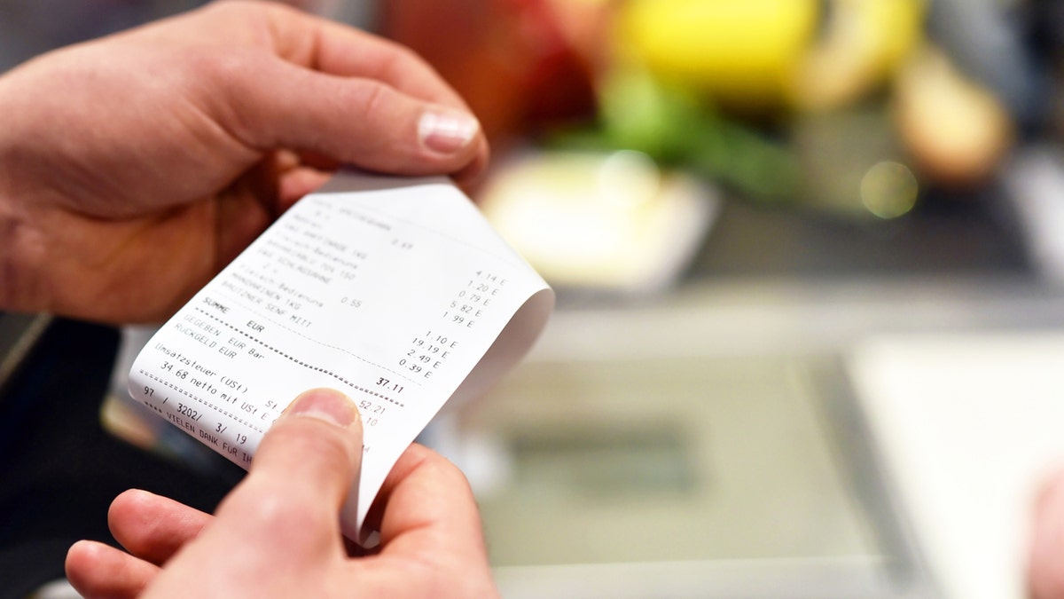 A photo of the receipt (not shown) showed the meal for two came to a hefty €81.40 ($90.89) and shocked social media users when it was shared online.