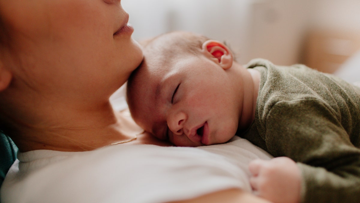 mother and newborn