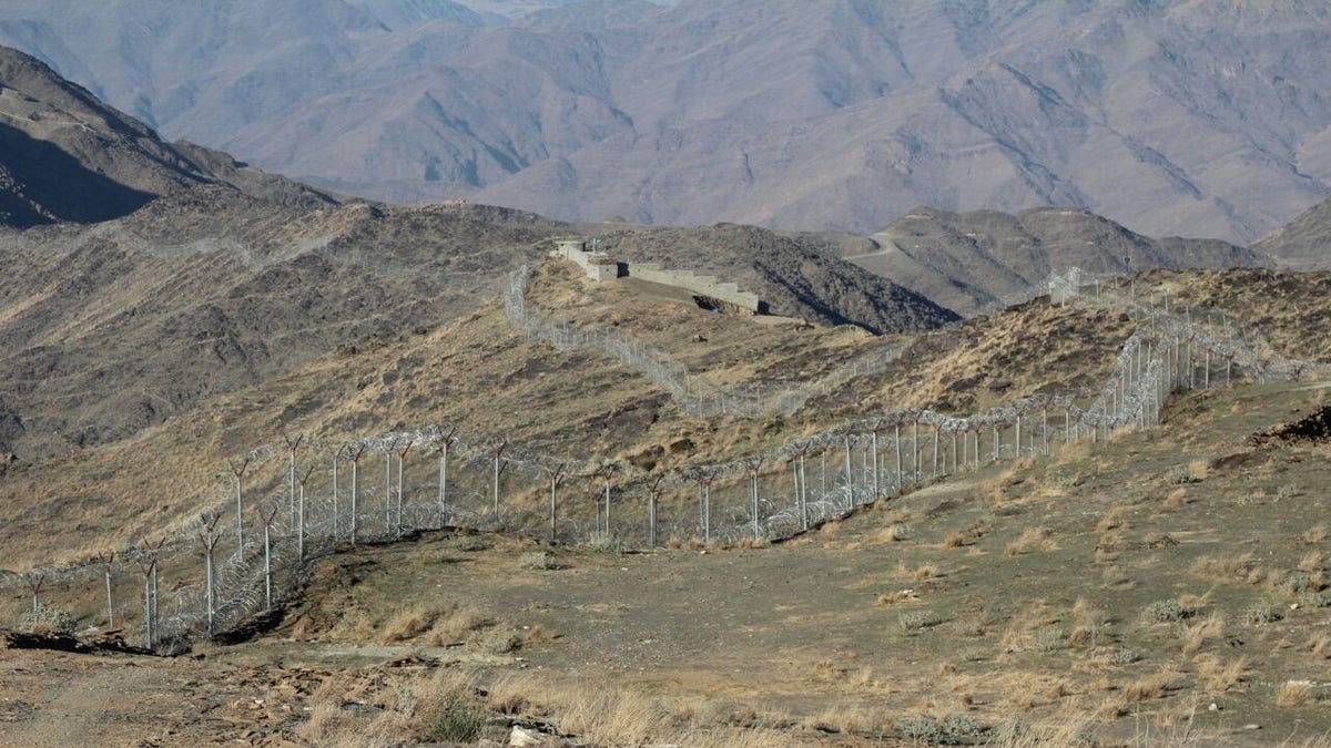 Border between Pakistan and Afghanistan along a stretch of the Federally Administered Tribal Areas (FATA)