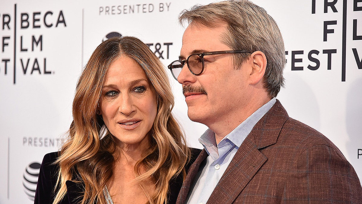 NEW YORK, NY - APRIL 22: Sarah Jessica Parker and Matthew Broderick attend a screening of 