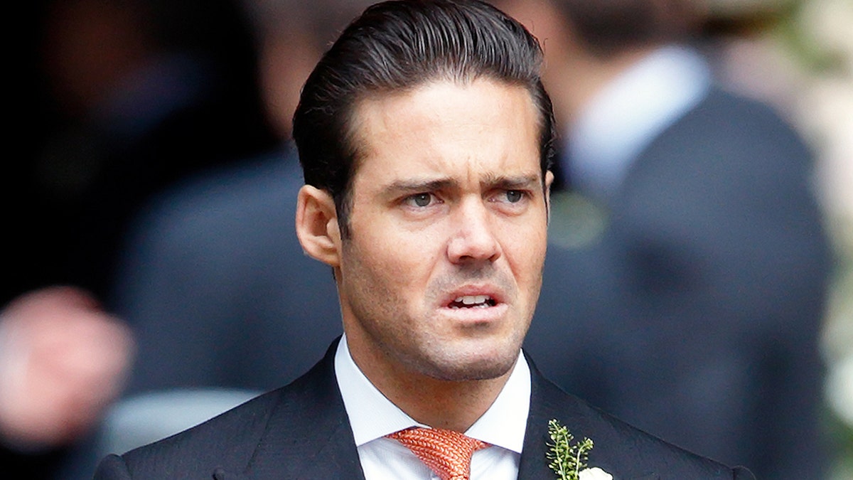 ENGLEFIELD GREEN, UNITED KINGDOM - MAY 20: (EMBARGOED FOR PUBLICATION IN UK NEWSPAPERS UNTIL 48 HOURS AFTER CREATE DATE AND TIME) Spencer Matthews attends the wedding of Pippa Middleton and James Matthews at St Mark's Church on May 20, 2017 in Englefield Green, England. (Photo by Max Mumby/Indigo/Getty Images)