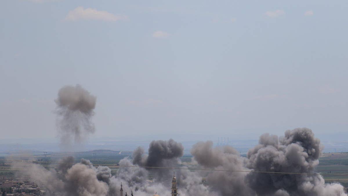 An uptick in the bombing in and around Idlib province in Syria this week.