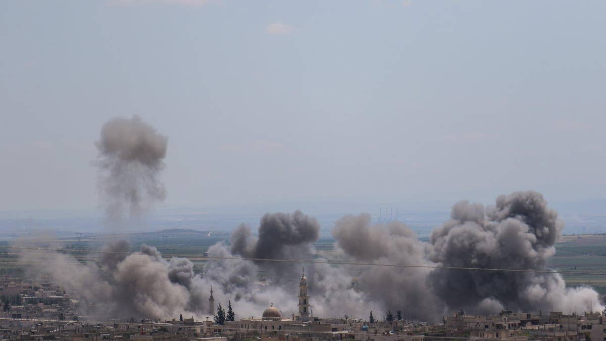 An uptick in the bombing in and around Idlib province in Syria this week.
