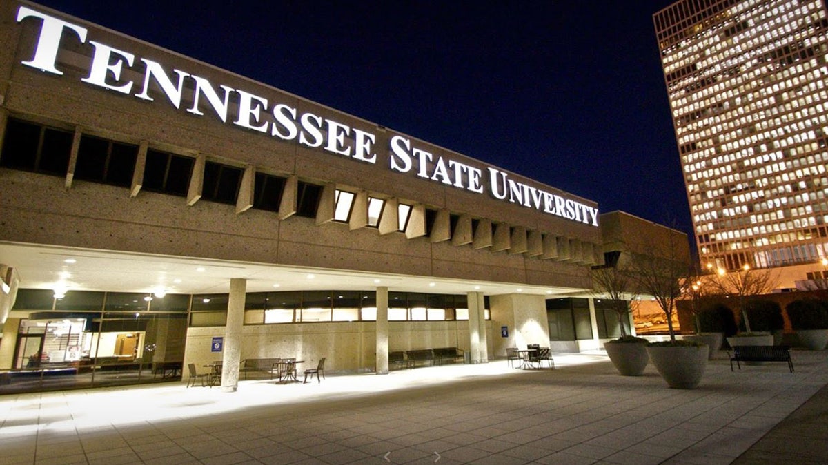 Tennessee State University building. Seven people between ages 19 and 22 were shot at an off-campus house party early Sunday. It was not immediately known if the victims were students.