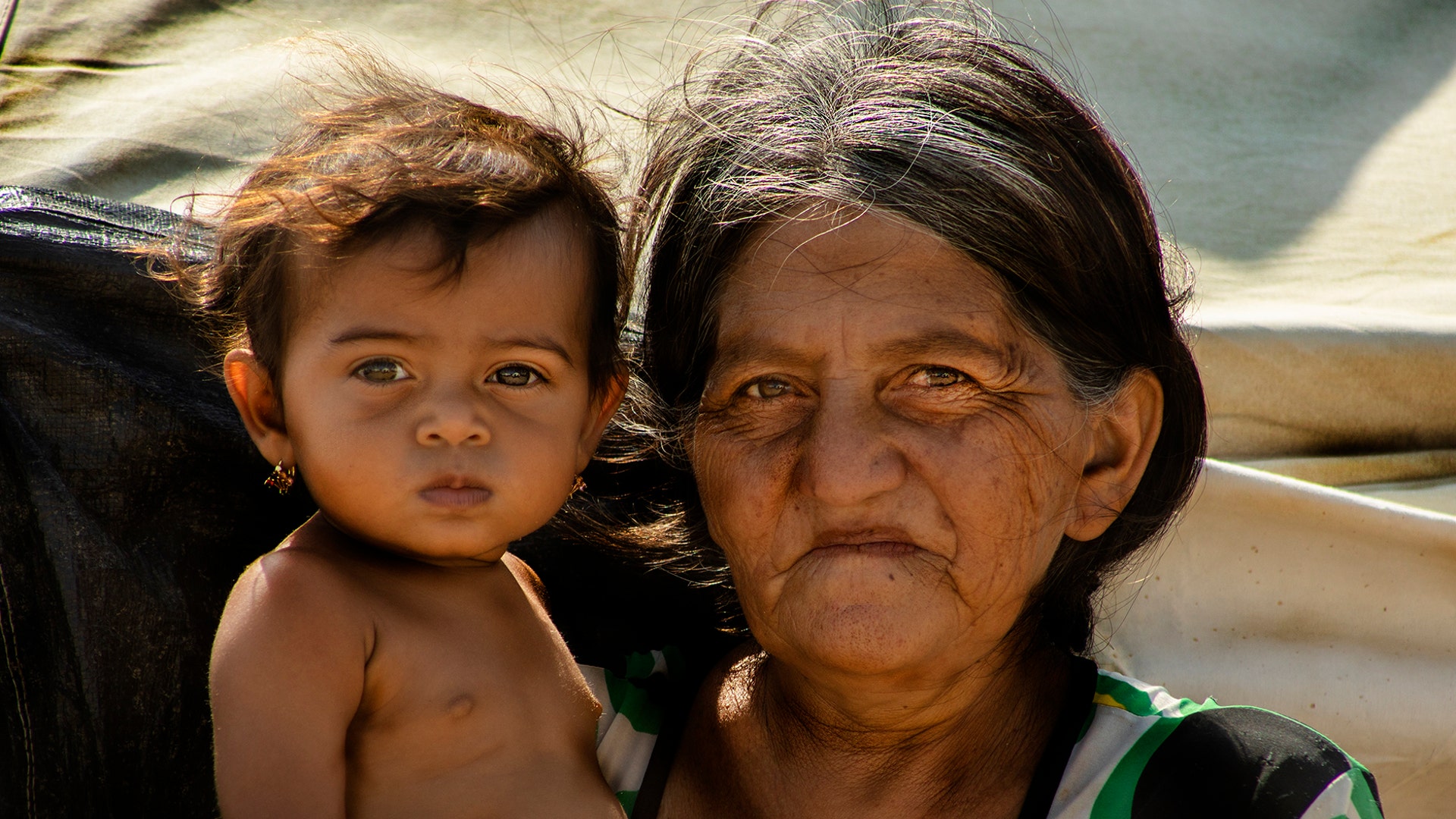 About 50 percent of the UN center housing Venezuela refugees in Colombia are children. The UN Refugee Agency calls the tent facility an “Integrated Assistance Centre."