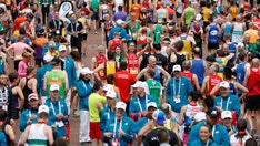 Nurse who ran London Marathon in scrubs given world record, after Guinness World Records backtracks