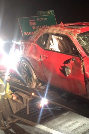 130 mph 'Hellcat' speeder rolls