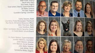 Smiling K-9 officer included in high school yearbook